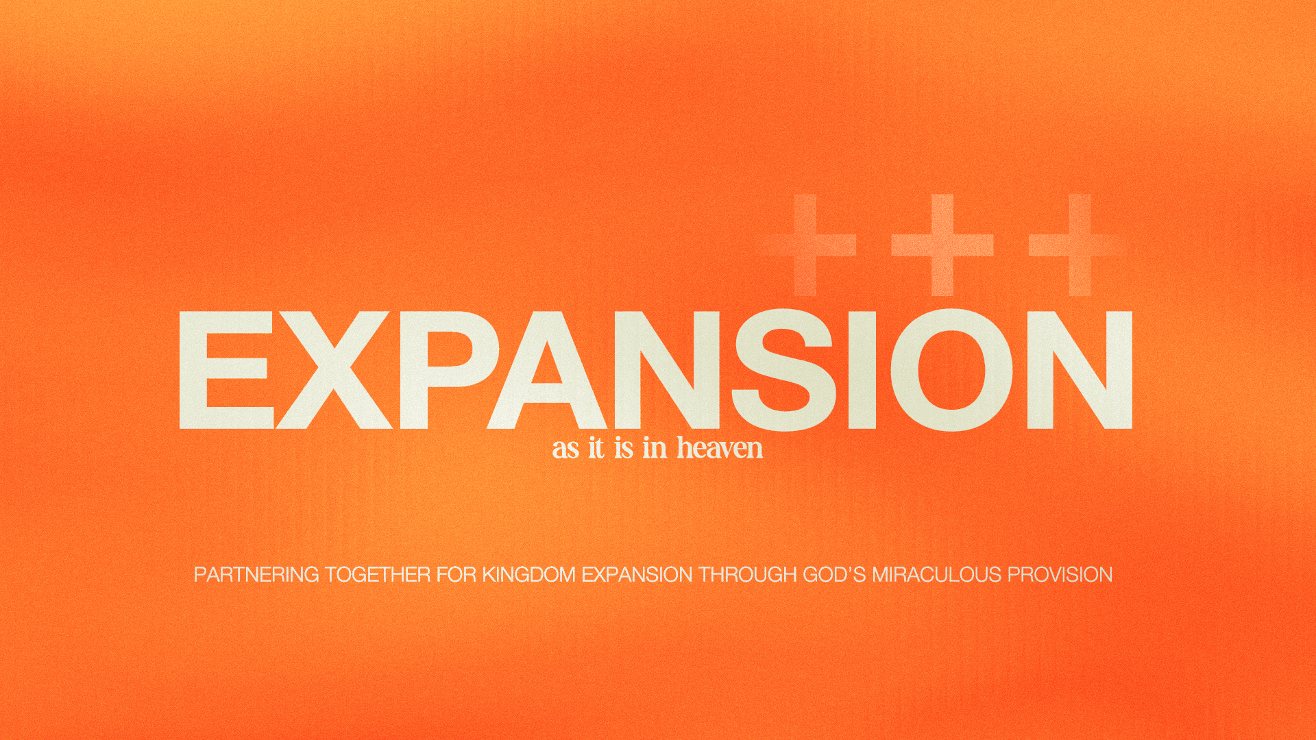 Expansion 2025/26 Launch “As it is in Heaven” episode artwork